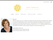 Tablet Screenshot of jamieandersonmft.com
